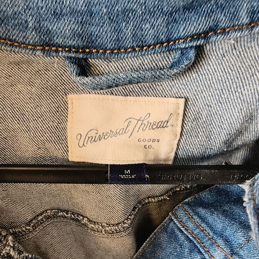 Universal Thread Denim Jacket Hand Painted Desert… - image 3